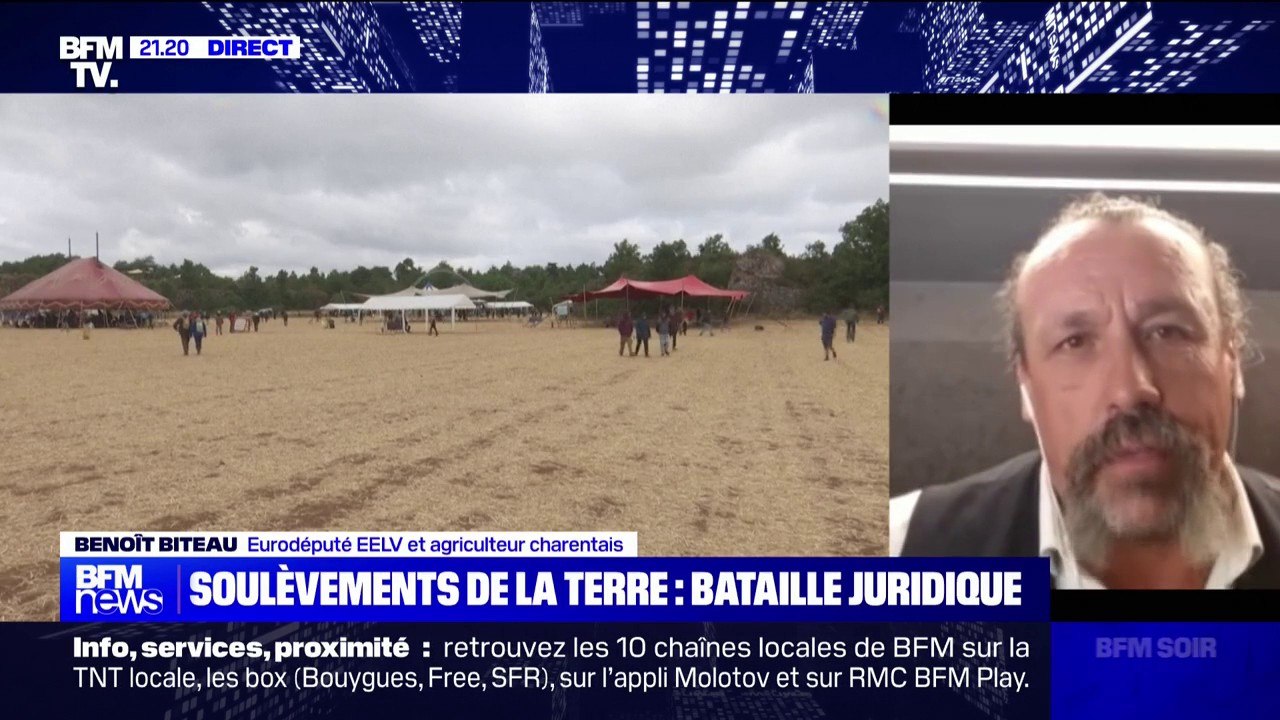 Soulèvements de la Terre: "Le Conseil d'État a condamné à deux reprises ce gouvernement pour inaction climatique (...) on voit bien [qu'il] est conscient de l'urgence", estime Benoît Biteau (EELV)