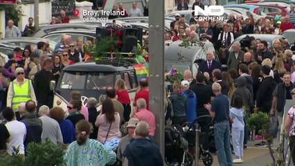 Watch: Fans gather to remember Sinéad O'Connor in Ireland