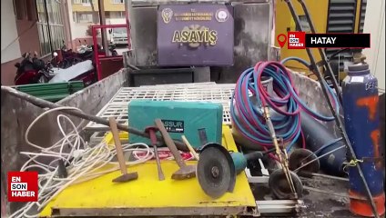 Hatay’da hırsızlar suçüstü yakalandı