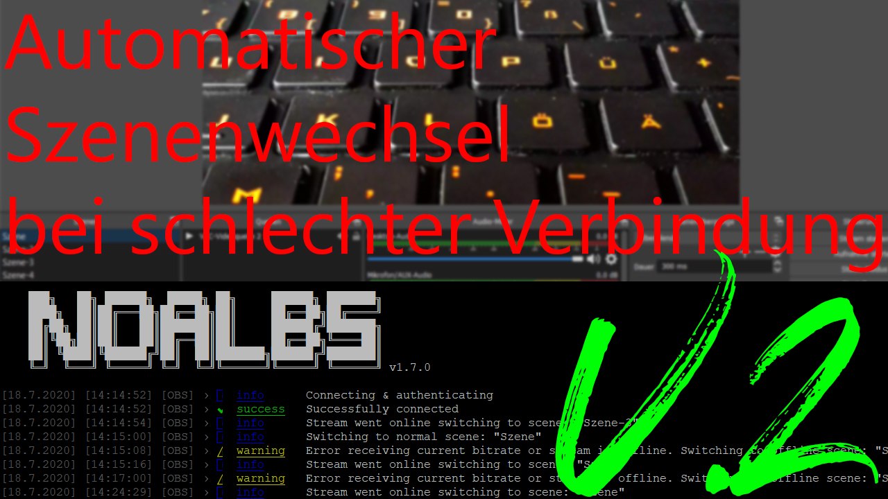 [tut] nginx + noalbs - automatischer szenenwechsel in obs bei verbindungsverlust [4k | de]
