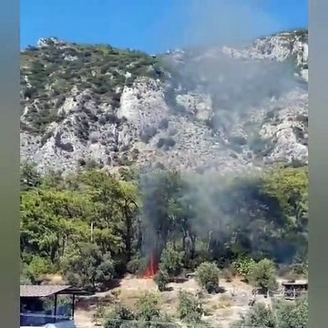 Muğla Milas'taki orman yangını böyle başladı!