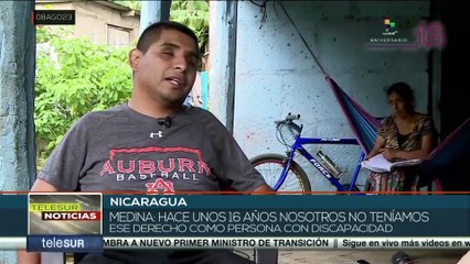 Nicaragua: Joven con discapacidad visual protagoniza la Cruzada de Alfabetización