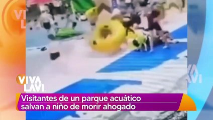 Salvan a menor de morir ahogado en parque acuático