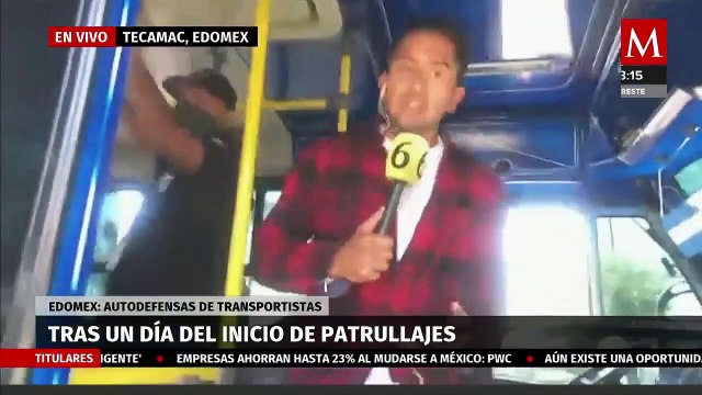 Autodefensas de transportistas patrullan Tecámac, hacen puntos de revisión