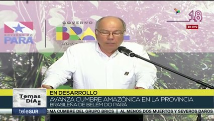 Canciller brasileño realiza un balance de los temas tratados en la IV Cumbre de la Amazonía