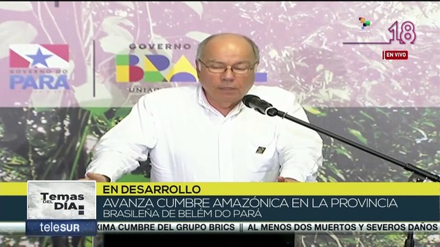 Canciller brasileño realiza un balance de los temas tratados en la IV Cumbre de la Amazonía