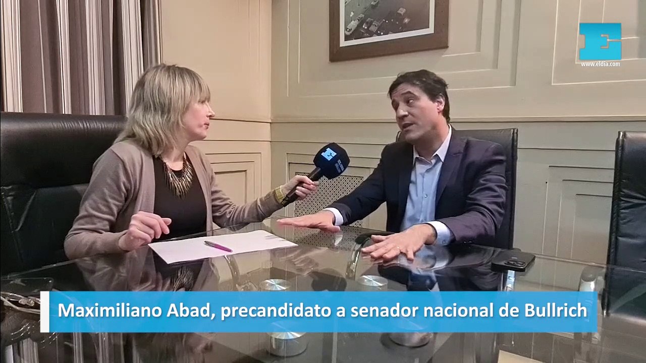 Maximiliano Abad, precandidato a senador nacional de Bullrich