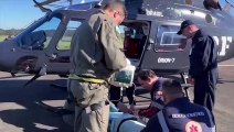 Em uma semana, novo helicóptero da PRF faz 18 atendimentos pelo SUS no Paraná