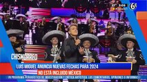 Luis Miguel anuncia nuevas fechas de su tour para el 2024