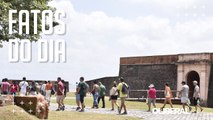 Cúpula da Amazônia: turistas conhecem Belém com movimentação atípica