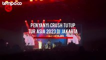 Penyanyi Crush Tutup Tur Asia 2023 di Jakarta, Senang Disambut Hangat Fans