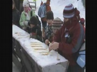Quebec 2008-Tire sur Neige-Taffy on snow