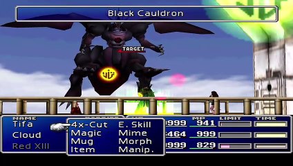 Cloud Takes Down the Ultimate Weapon in Epic Final Fantasy 7 Showdown!