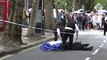 Un homme a été blessé à l'arme blanche à l'entrée du British Museum de Londres hier - Son agresseur présumé a été arrêté - VIDEO