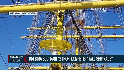 Keren! KRI Bima Suci Raih 12 Trofi Kompetisi Tall Ship Race 2023 di Norwegia