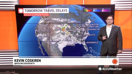 Will the weather cause any travel delays this Wednesday?