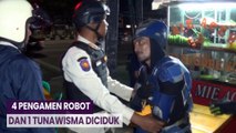 Satpol PP Razia Pengamen Robot dan Tunawisma di Pulogadung, 5 Orang Diamankan