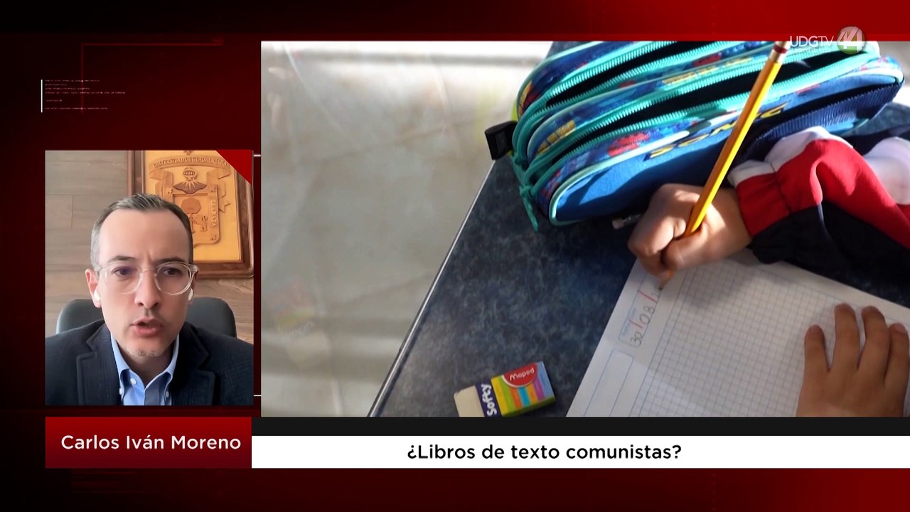 ¿Libros de texto comunistas?: Carlos Iván Moreno