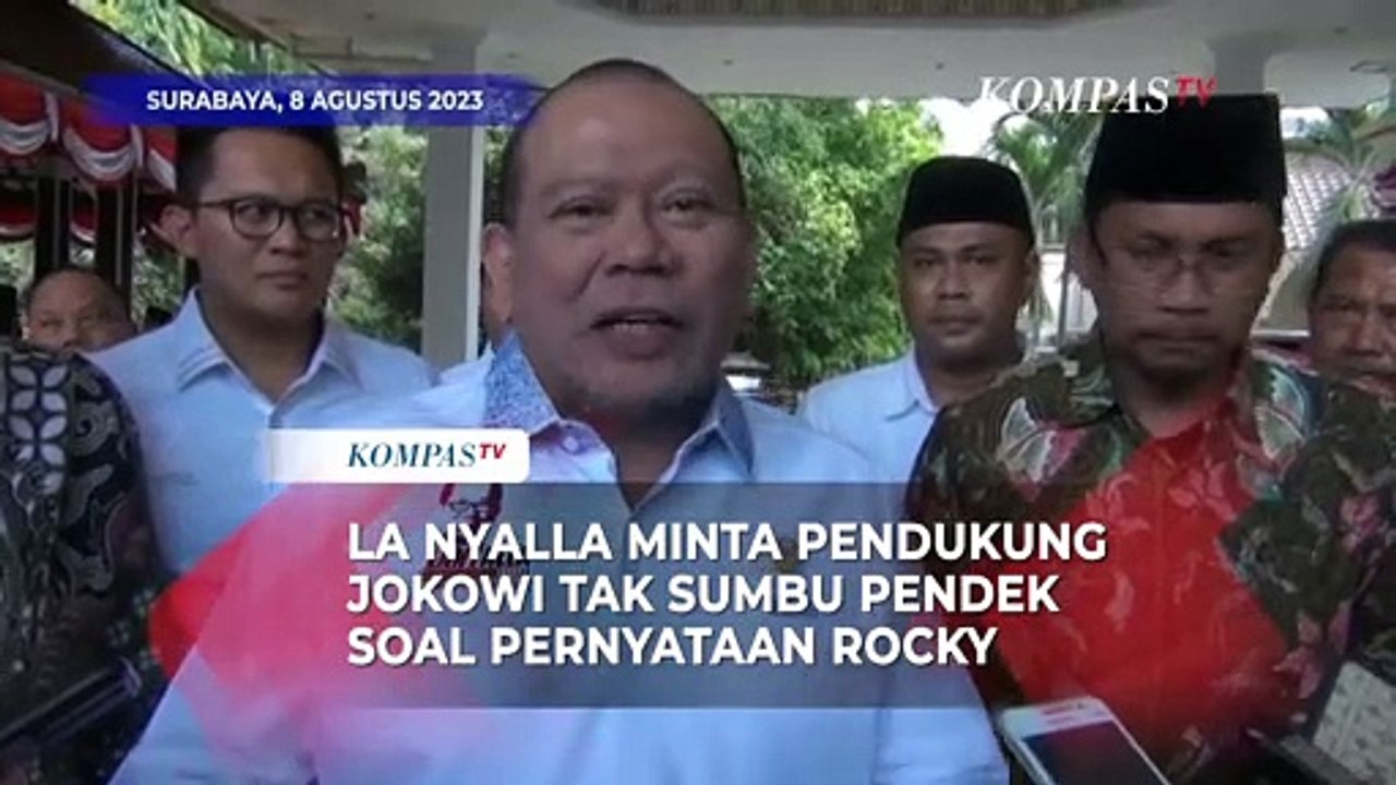 La Nyalla Beri Pesan Ini ke Simpatisan Jokowi Soal Ucapan Kata Kasar Rocky Gerung