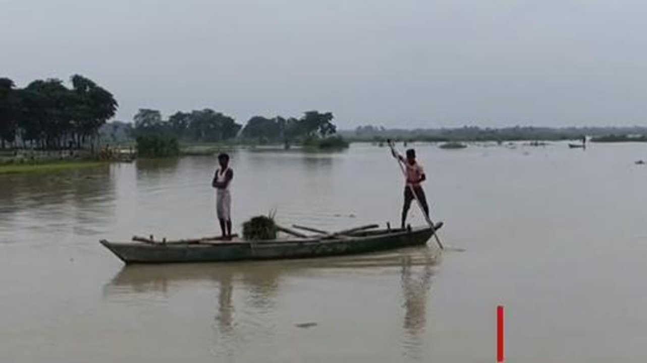 शिवहर: गाँव में घुसने लगा बाढ़ का पानी, बागमती नदी का जलस्तर में लगातार हो रही वृद्धि