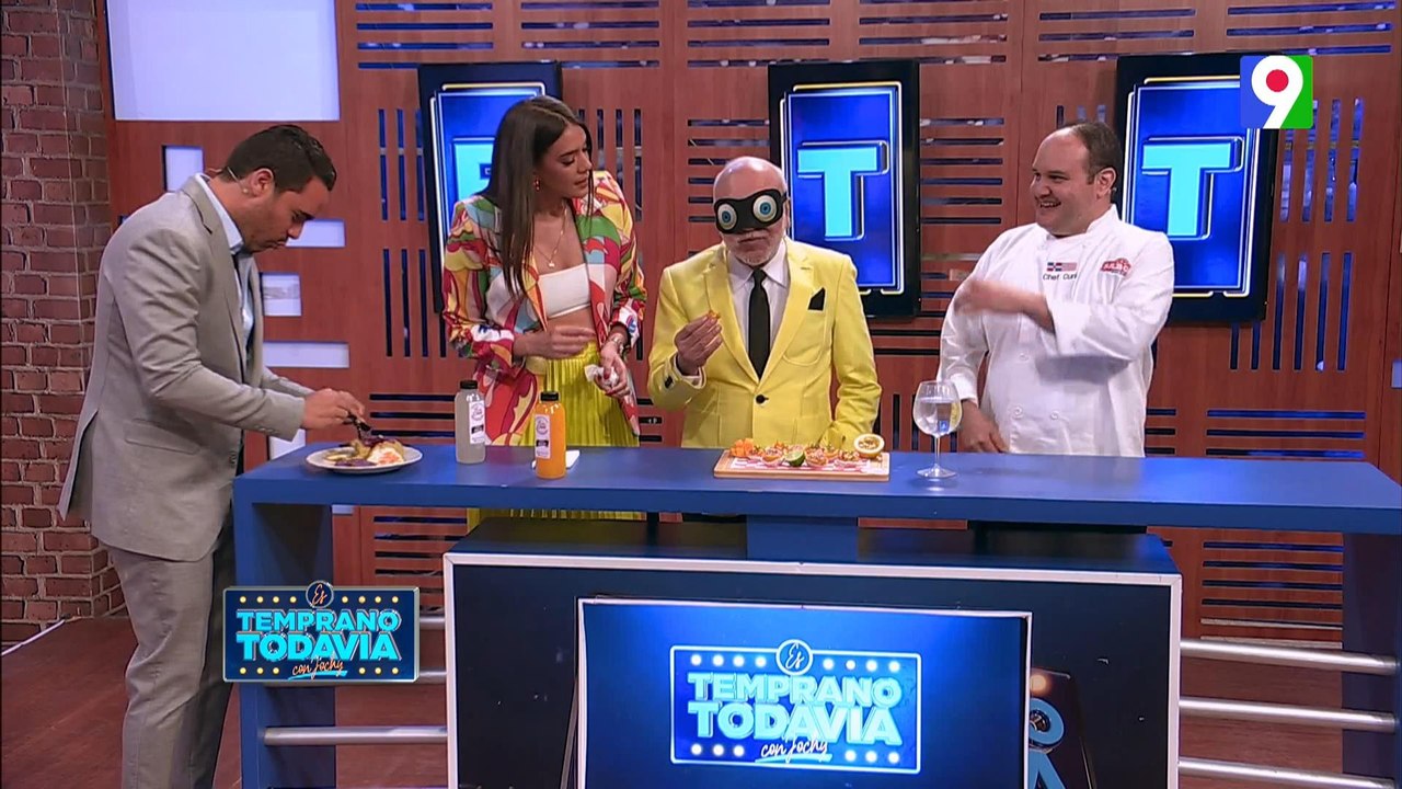 Divertida dinámica “Adivina los Sabores” con Jochy Santos |  Es Temprano Todavía