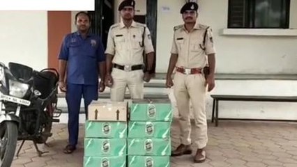 खरगोन: पुलिस को मिली बड़ी सफलता, अवैध शराब सहित बाइक की जब्त