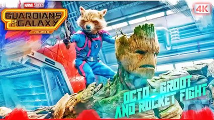 Guardians Hallway Full Fight Scene Of GotG: Vol. 3 Movie.