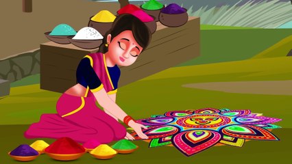 जादुई रंगोली | Magical Rangoli Story | Hindi Kahani | Moral Stories | Hindi Cartoon