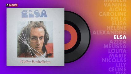 «Elsa» de Didier Barbelivien : Les prénoms en chansons