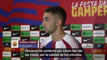 FERRAN TORRES EN zona mixta tras el GAMPER | Diario As