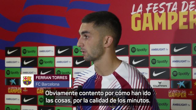 FERRAN TORRES EN zona mixta tras el GAMPER | Diario As
