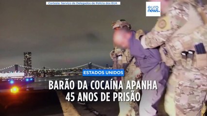 Barão da cocaína colombiano condenado a 45 anos de prisão nos EUA