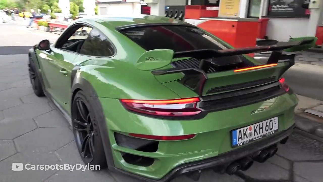 Cars leaving Nürburgring Tankstelle! Ford GT, SF90, Huracan Performante, Lancia Stratos, 488 Pista!