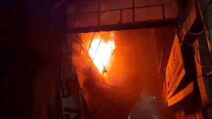 Delhi News: गांधीनगर के एक प्लाइबोर्ड की दुकान में लगी आग, मची अफरातफरी