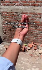 ¡Ay, el amor! Albañil es viral por mostrar ventajas de salir con una arquitecta