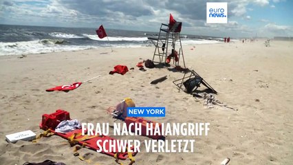 Haiattacke an New Yorks Küste: Schwimmerin ist schwer verletzt