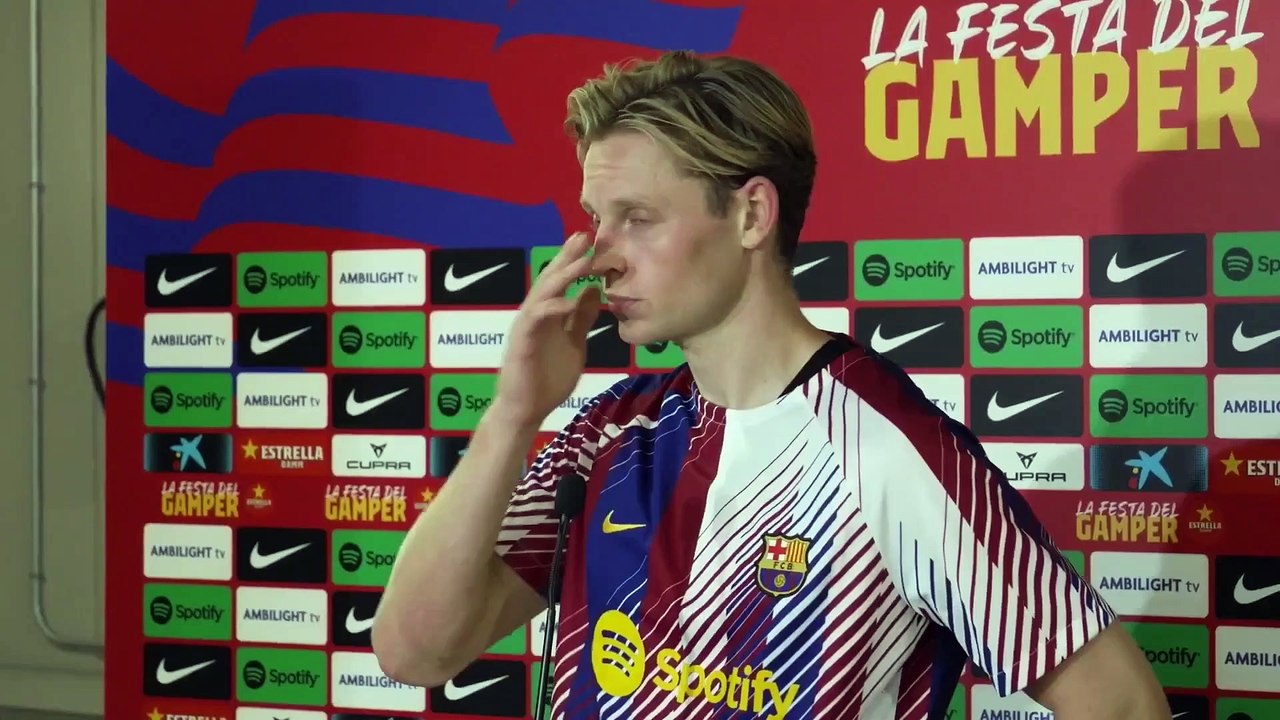 De Jong : "Nous ne sommes pas favoris pour remporter la Ligue des champions"