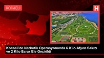 Kocaeli'de Narkotik Operasyonunda 6 Kilo Afyon Sakızı ve 2 Kilo Esrar Ele Geçirildi