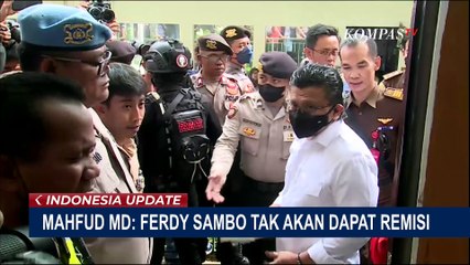 Ferdy Sambo Sudah Sah Dihukum Seumur Hidup, Mahfud MD: Tak Akan Dapat Remisi