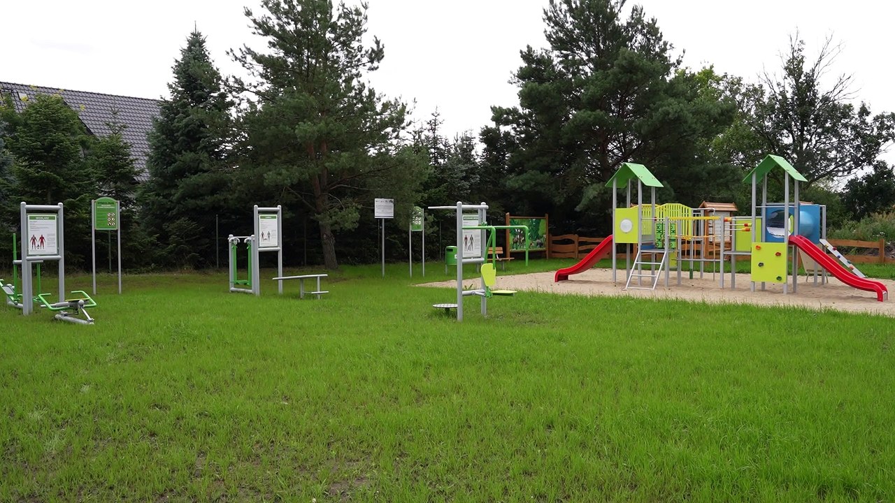 Gazeta Lubuska. Kłodawa. Nowy plac zabaw i siłownia w Łośnie