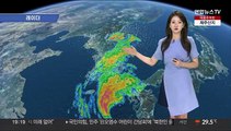 [날씨] 태풍 북상, 내일 아침 남해안 상륙…전국 비바람