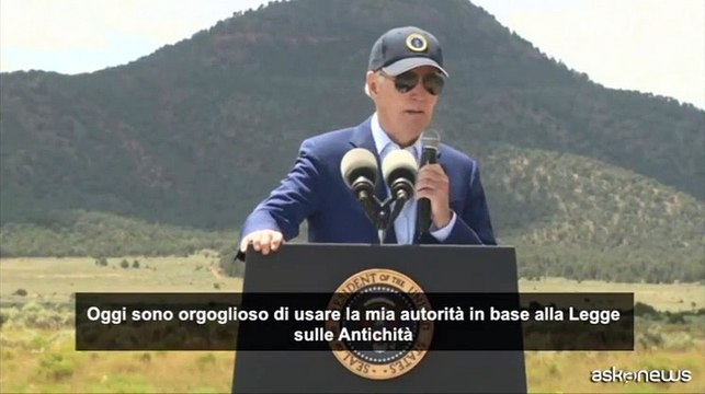Usa, Biden annuncia: Monumento nazionale attorno al Grand Canyon