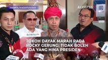 Keras! Tokoh Dayak Marah Rocky Gerung Hina Jokowi Saat Kritik IKN