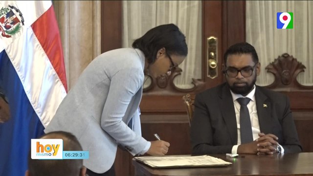 Presidente Abinader firma varios acuerdos con Gobierno de Guyana | Hoy Mismo