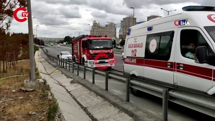 Esenler Topkule Kışlası'nda yangın: 1 kişi gözaltına alındı!