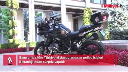 İçişleri'nden Türkiye'yi duygulandıran polis için sürpriz! Bakan Yerlikaya paylaştı