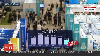 호우에 고용도 주춤…일자리 29개월 만에 최소 증가