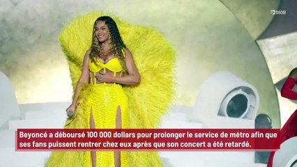 Beyoncé dépense 100 000 dollars pour prolonger le service de métro après le retard de son concert !