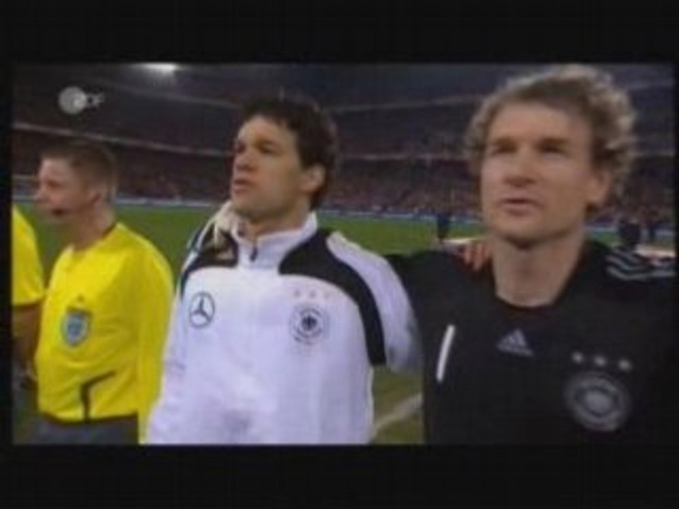 Nationalmannschaft - Anthem - Deutschland - Schweiz 26.03.08