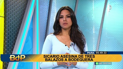 Asesinato en Piura: sicario mata a bodeguera cuando se encontraba conversando con una vecina